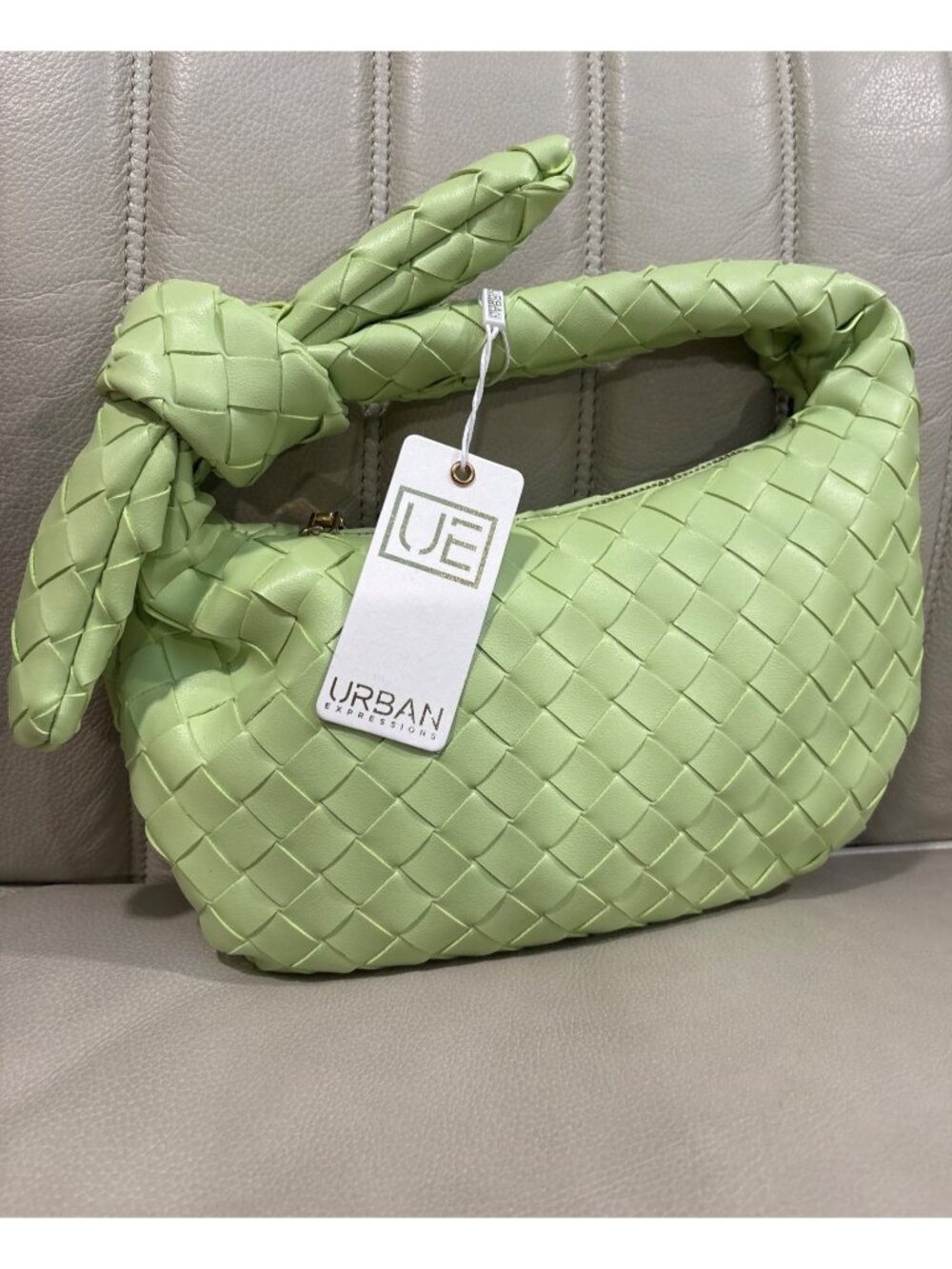 Urban Expressions Lizbeth Clutch Handbag in Pistachio New Womens Tote Bag Purse - Picture 4 of 13
